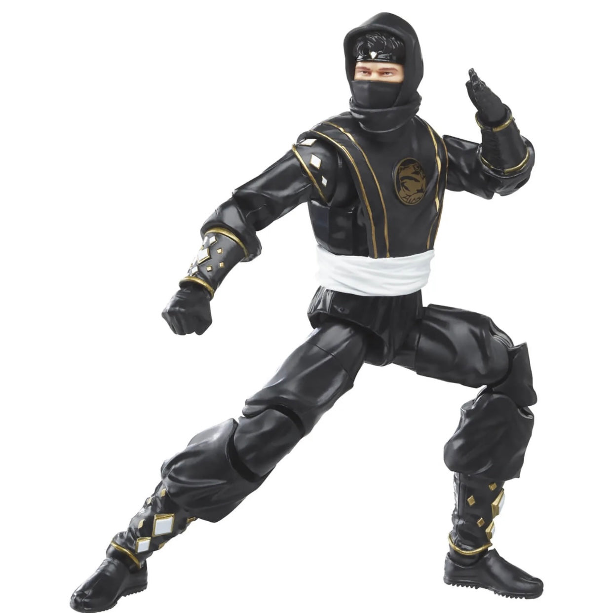 Power Rangers Lightning Collection Mighty Morphin Ninja Black Ranger Loose Figure with accessories