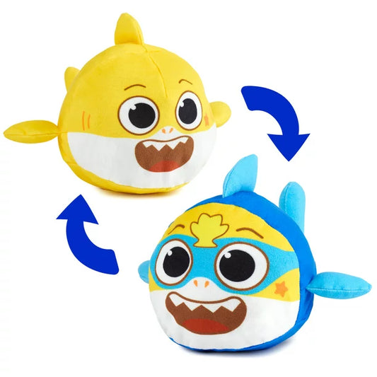 Baby Shark's Big Show! 2-in-1 Reversible Plush Baby Shark & Super Shark