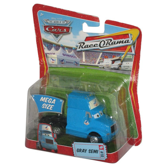 Disney Cars Race-O-Rama Deluxe Mega Size Gray Semi Die-Cast