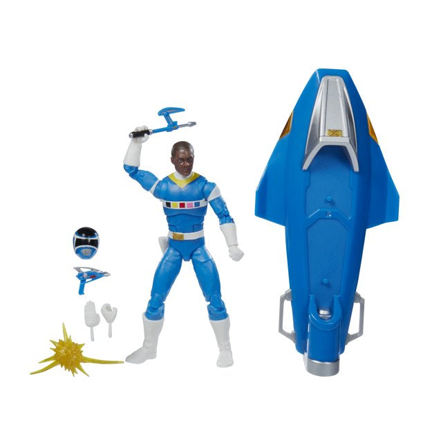 Power Rangers Lightning Collection In Space Blue Ranger & Galaxy Glider Action Figure