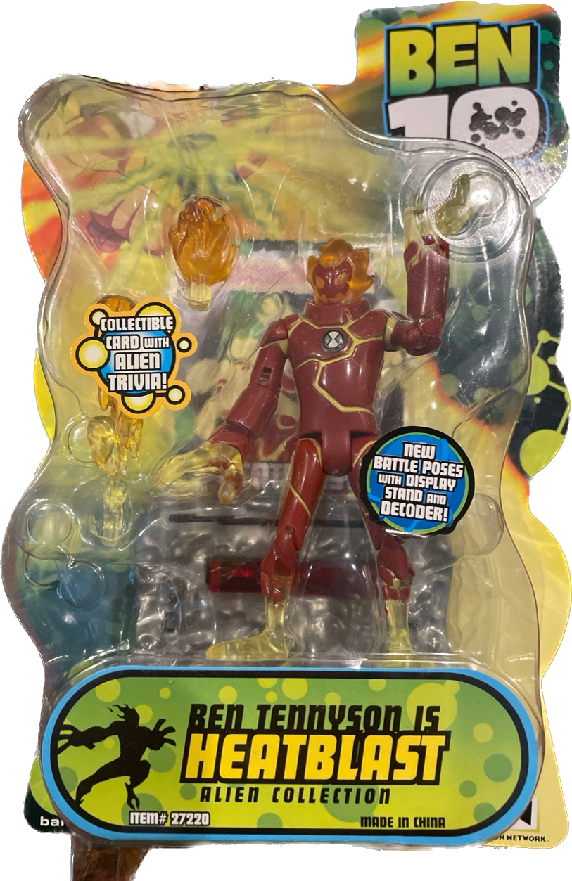 Ben 10 Series 2 Ben Tennyson Is heatblast Alien Collection