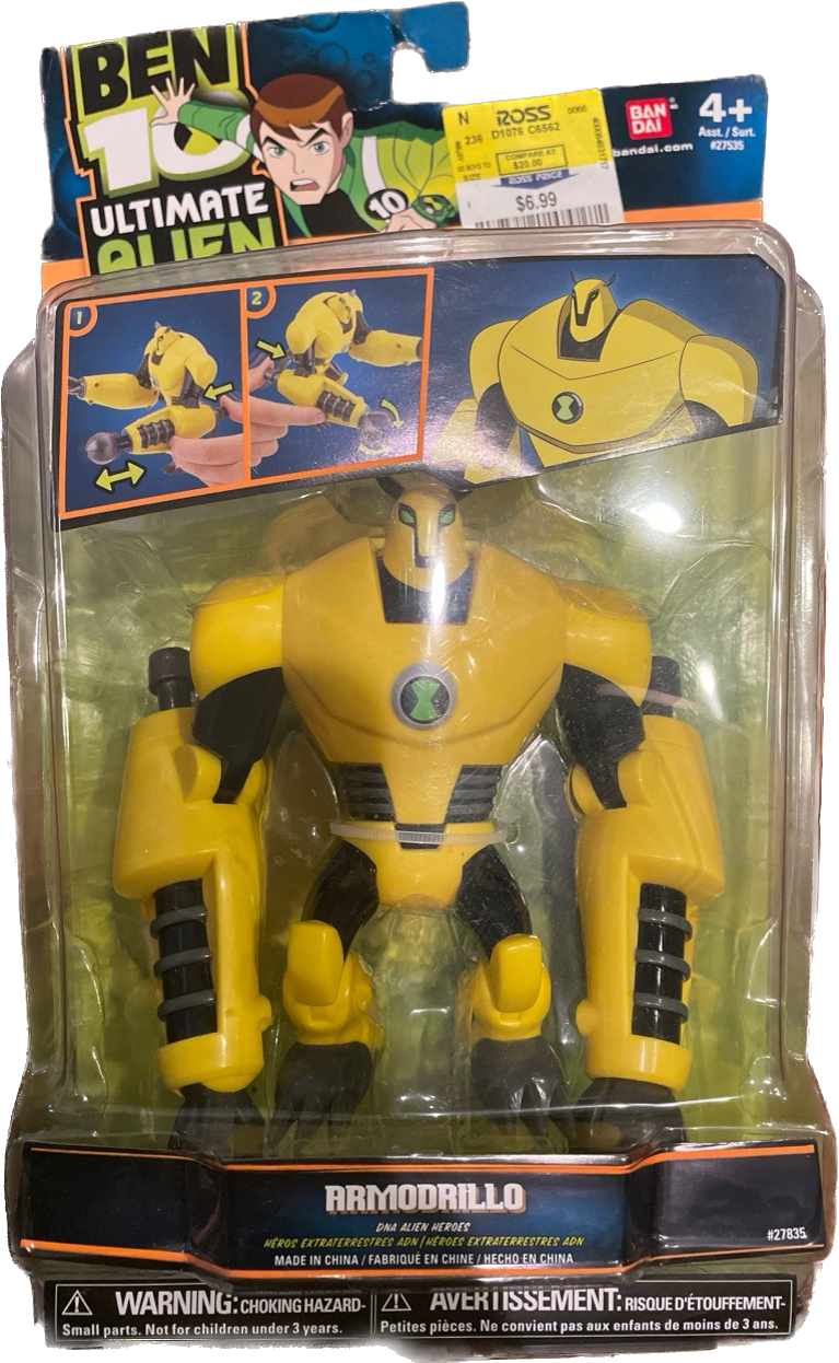 Ben 10 Ultimate Alien DNA Alien Heroes Armodrillo Deluxe Action Figure ...