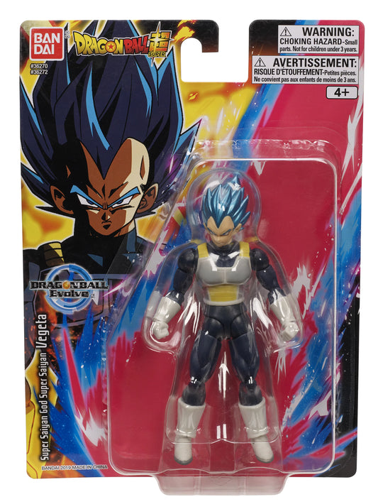 Dragon Ball Super Evolve Super Saiyan Blue Vegeta Action Figure