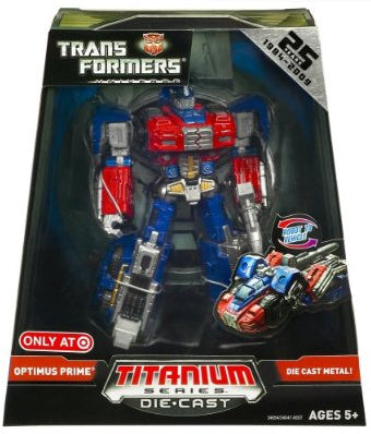 Transformers Movie Exclusive Titanium Series Die Cast Optimus Prime Set