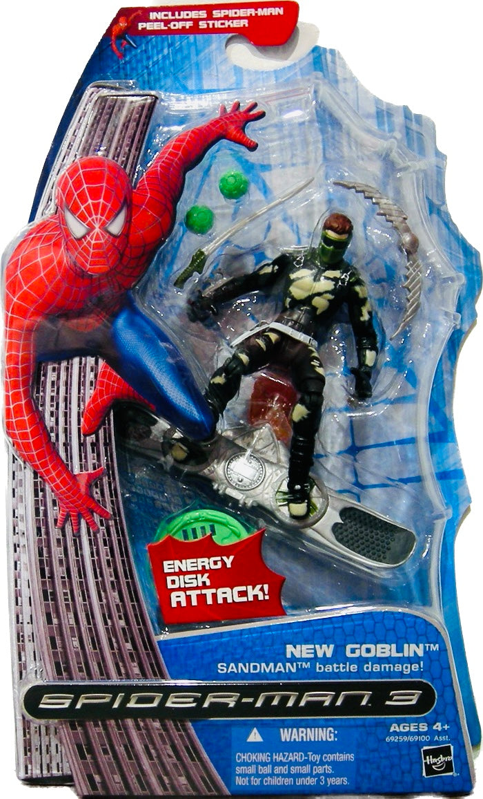 Spider-Man 3 New Goblin Sandman Battle Damage Figure