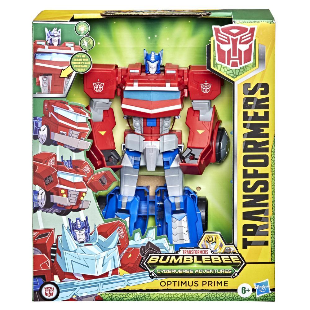 Transformers: Cyberverse Dinobots Unite Roll N Change Optimus Prime