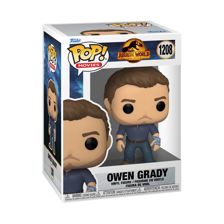 Funko POP Movies Jurassic World Dominion Owen Grady 4.05-in Vinyl Figure