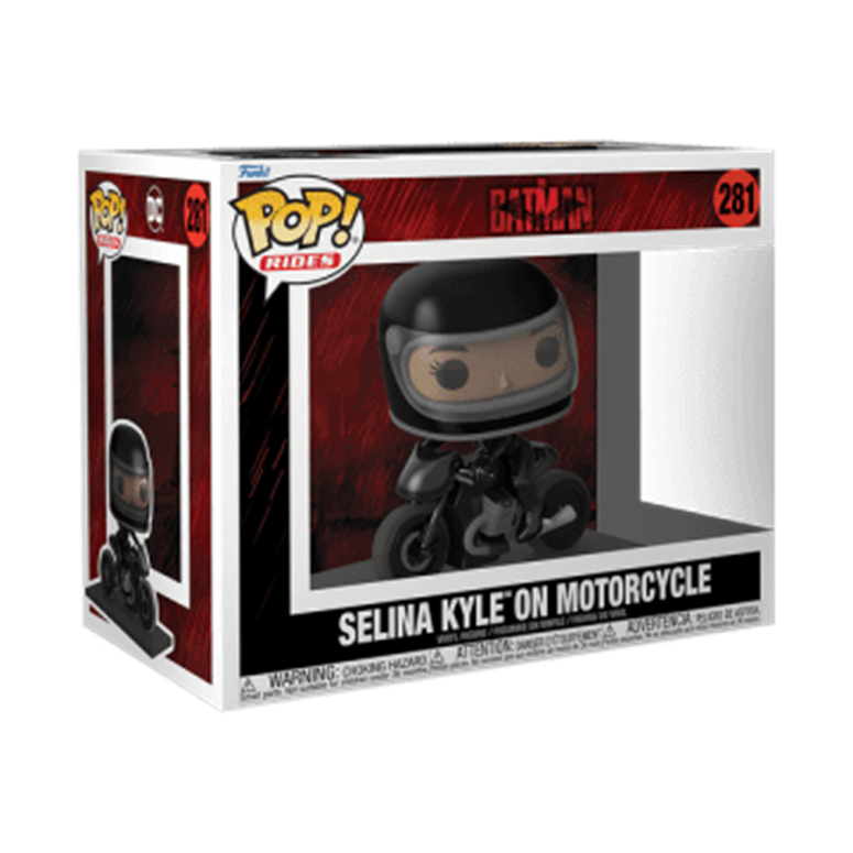 Funko Pop Ride Deluxe The Batman Selina Kyle On Motorcycle 281