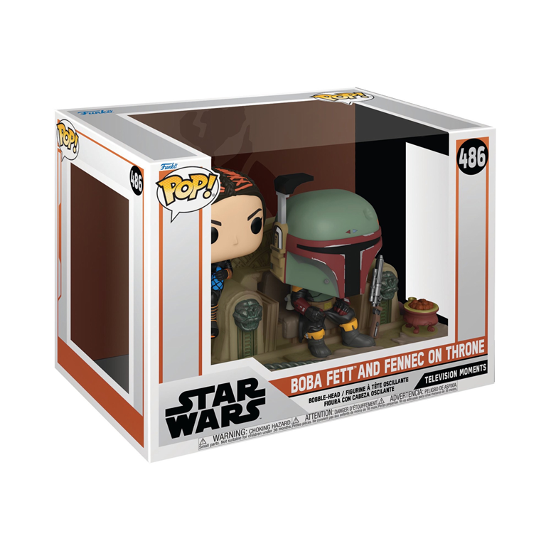 Funko Pop Star Wars Boba Fett & Fennec On Throne Pop #486