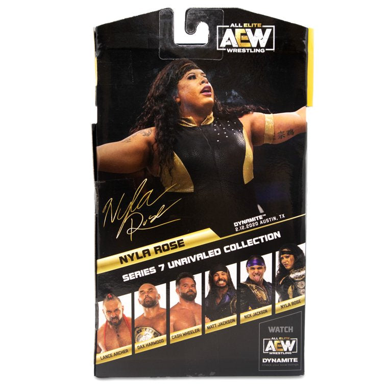 AEW All Elite Wrestling Unrivaled Figure Wrestler Nyla Rose Action Figure