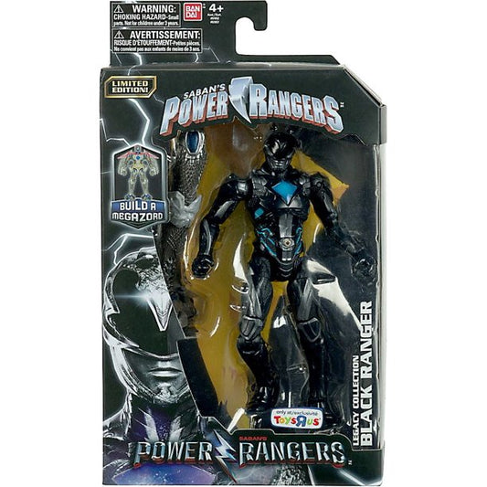 Power Rangers Legacy Build A Megazord Toy’sRus Black Ranger Action Figure