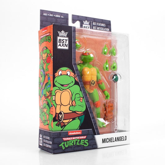 BST AXN Teenage Mutant Ninja Turtles Michelangelo 5-in Action Figure BST-1