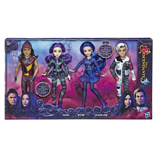 Disney Descendants Isle of the Lost Collection. Includes 4 Pack of Dolls