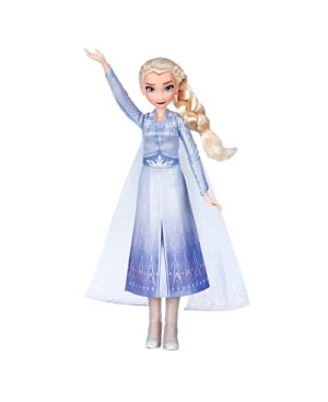 Disney Frozen Singing Elsa Fashion Doll with Music Wearing Blue Dress