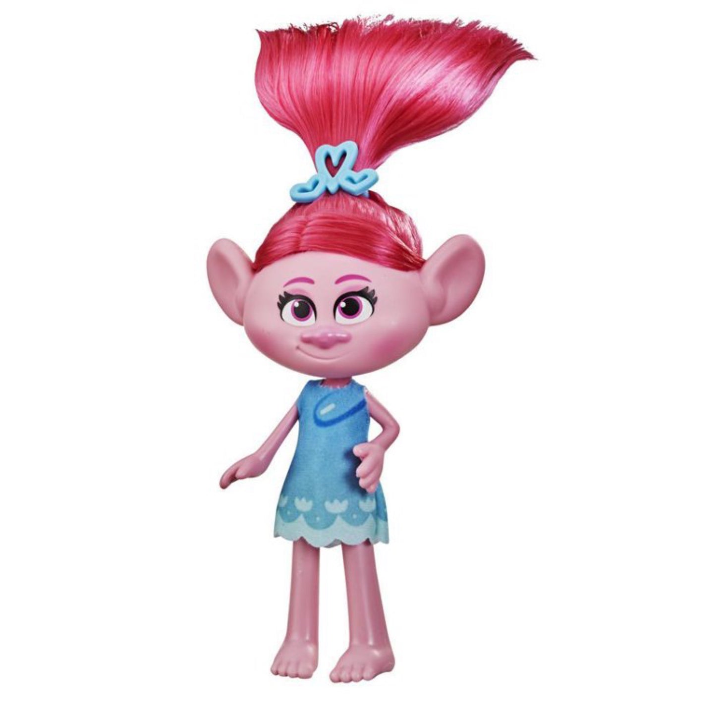 DreamWorks TrollsTopia Stylin Poppy Fashion Doll with Removable Dress and Hair Accessory