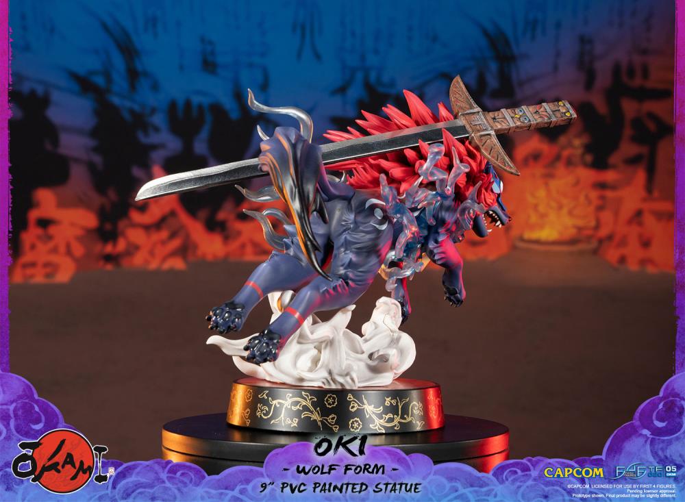 Dark Horse Comics Okami Oki Wolf Form 8.4-in Statue