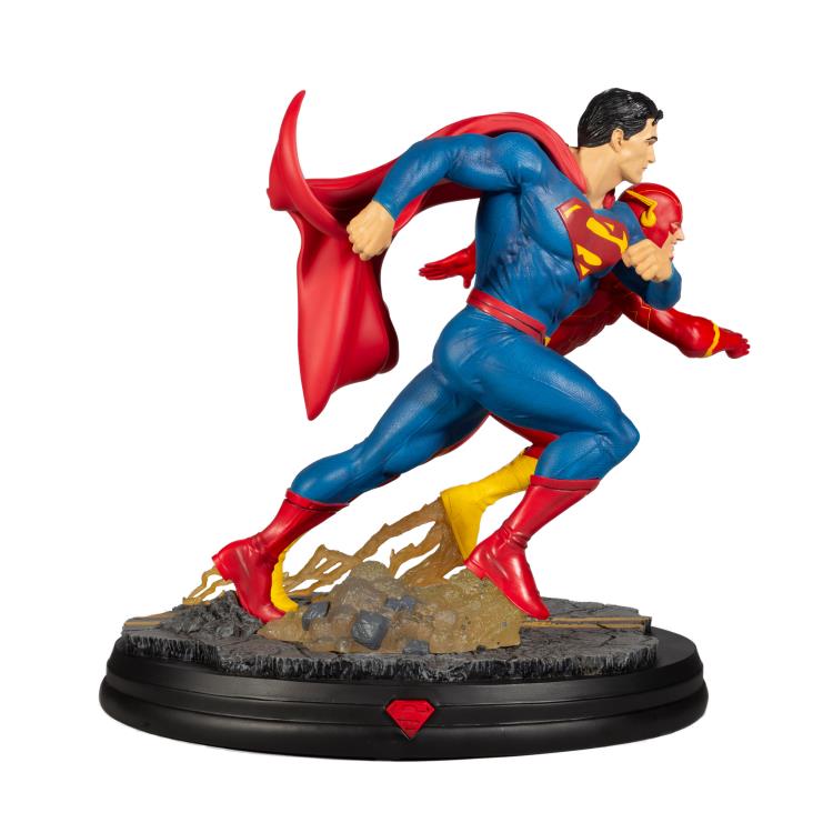 McFarlane Toys DC Direct Designer Series Superman VS The Flash Racing 1:8 Scale Statue