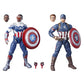 Marvel Legends Series Captain America Steve Rogers and Sam Wilson MCU 6” Action Figures, 7 Accessories 2-Pack