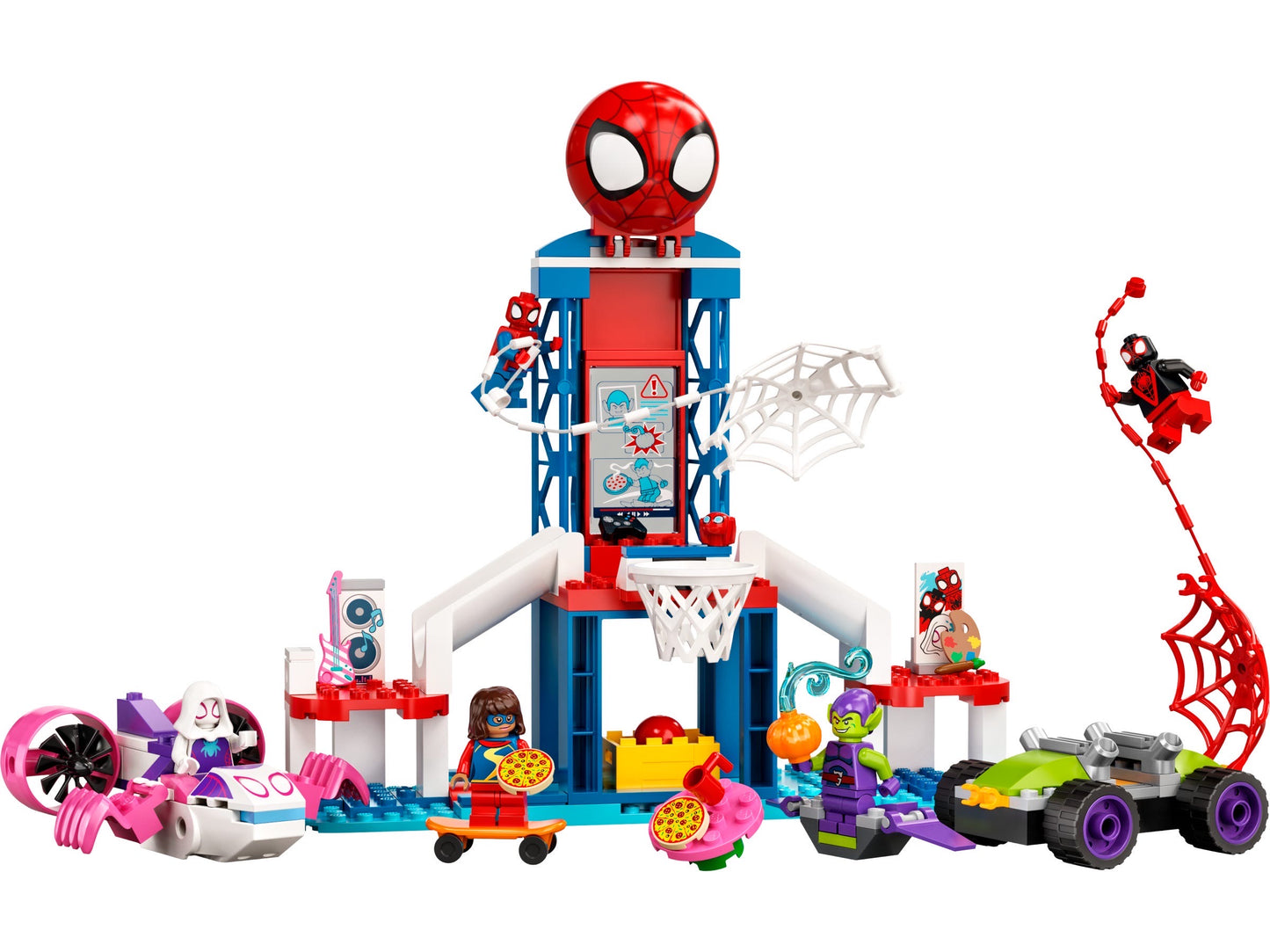 LEGO 10784 Marvel Spidey And His Amazing Friends Spider-Man Webquarters Hangout (155 Pieces)