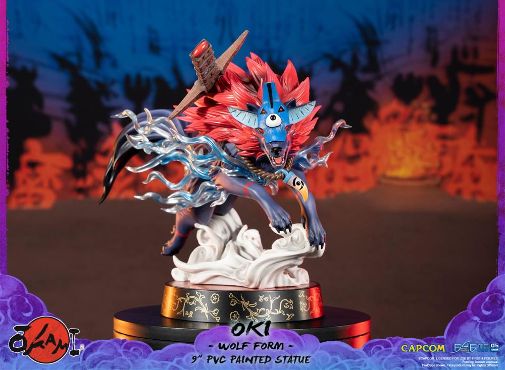 Dark Horse Comics Okami Oki Wolf Form 8.4-in Statue