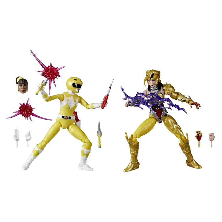 Power Rangers Lightning Collection Mighty Morphin Yellow Ranger Vs. Scorpina 2-Pack