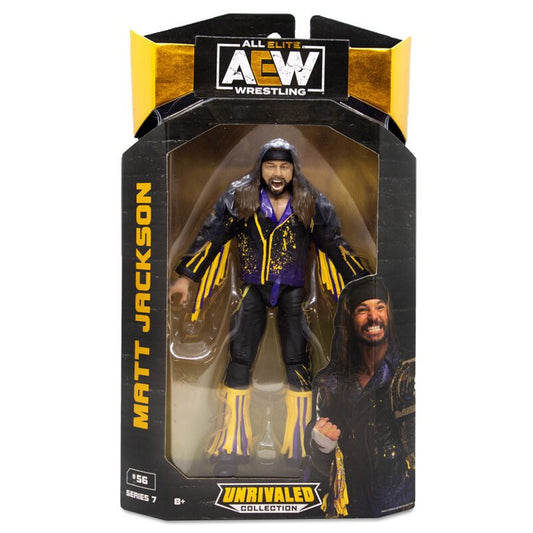 AEW All Elite Wrestling Unrivaled 6.5” Action Figure Matt Jackson Action Figure