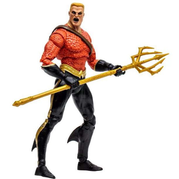 McFarlane DC Build Cyborg Series Gold Label Aquaman Action Figure (Flashpoint)