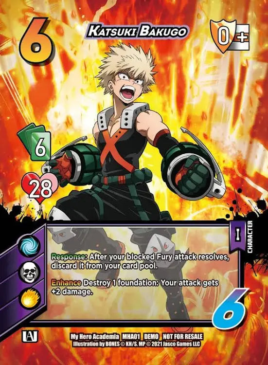 My Hero Academia CCG Izuku vs Katsuki 2-Player Rival Deck