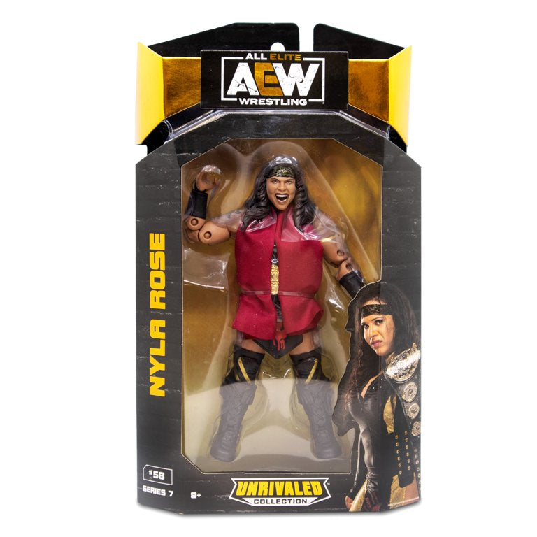 AEW All Elite Wrestling Unrivaled Figure Wrestler Nyla Rose Action Figure