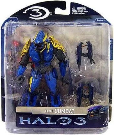 Halo 3 Series 3 Elite Combat Exclusive Action Figure [Blue & Yellow]