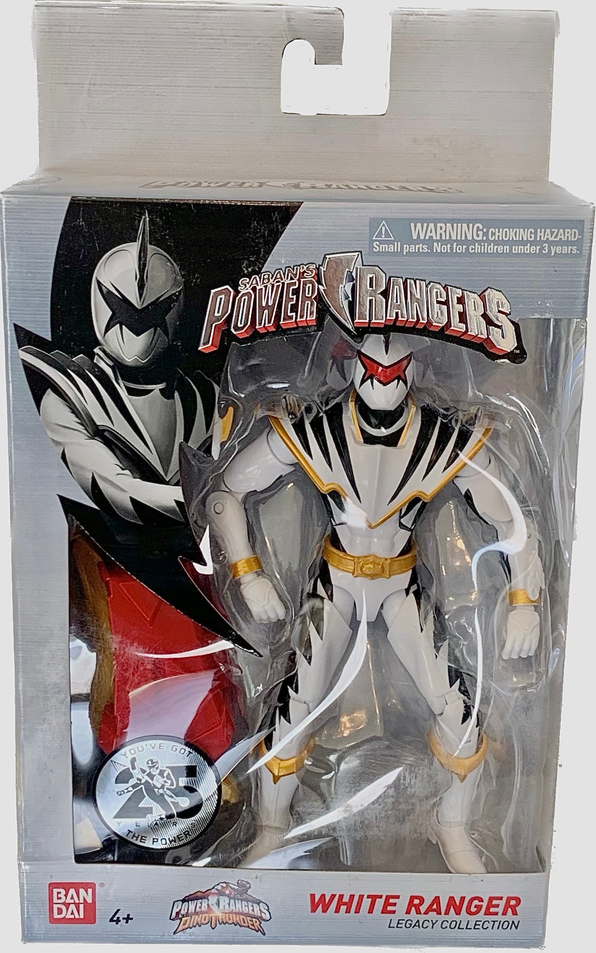 Power Rangers 25th anniversary Dino Thunder Legacy Collection White Ranger Action Figure