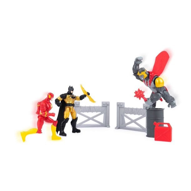 Batman DC Gotham City Train Station Havoc: Batman and The Flash vs Gorilla Grodd Battle Pack