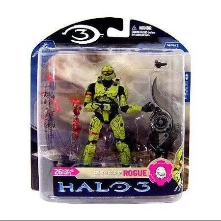 Halo 3 Series 3 Olive Spartan Rogue Action Figure