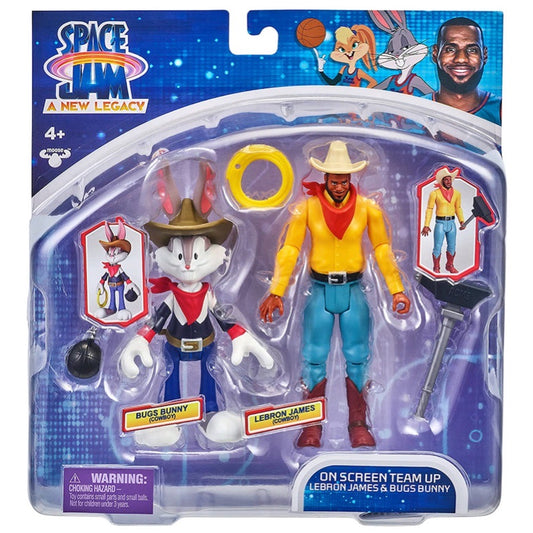 Space Jam On Screen Team Up Lebron James & Bugs Bunny  Figure