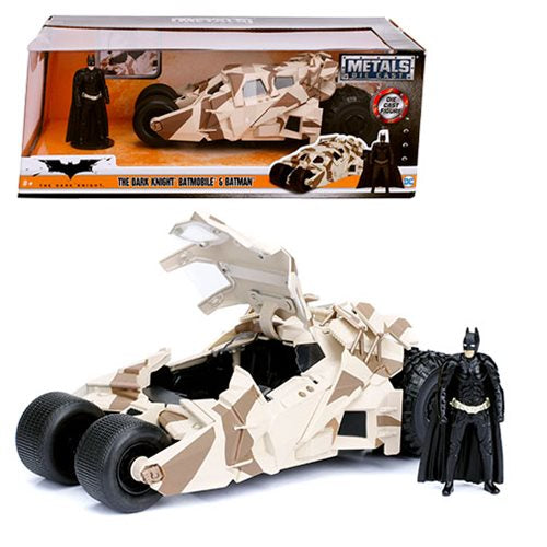 Jada Batman Dark Knight Rises Tumbler Batmobile 1:24 Scale Die-Cast Metal Vehicle with Batman Mini-Figure