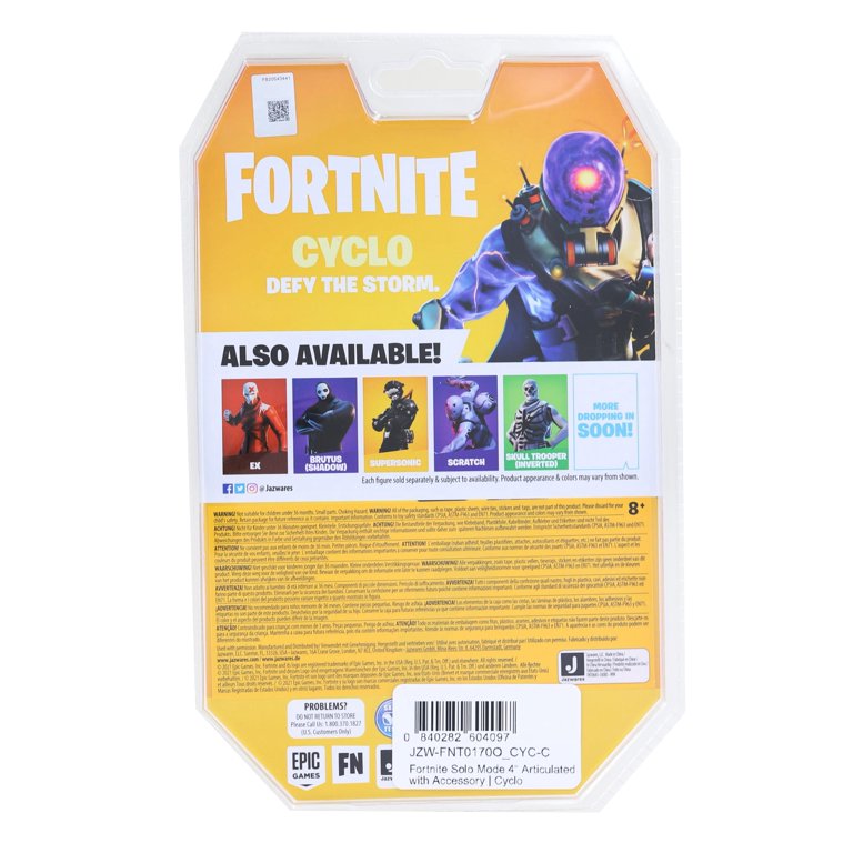 Fortnite Cyclo Solo Mode 4” Action Figure