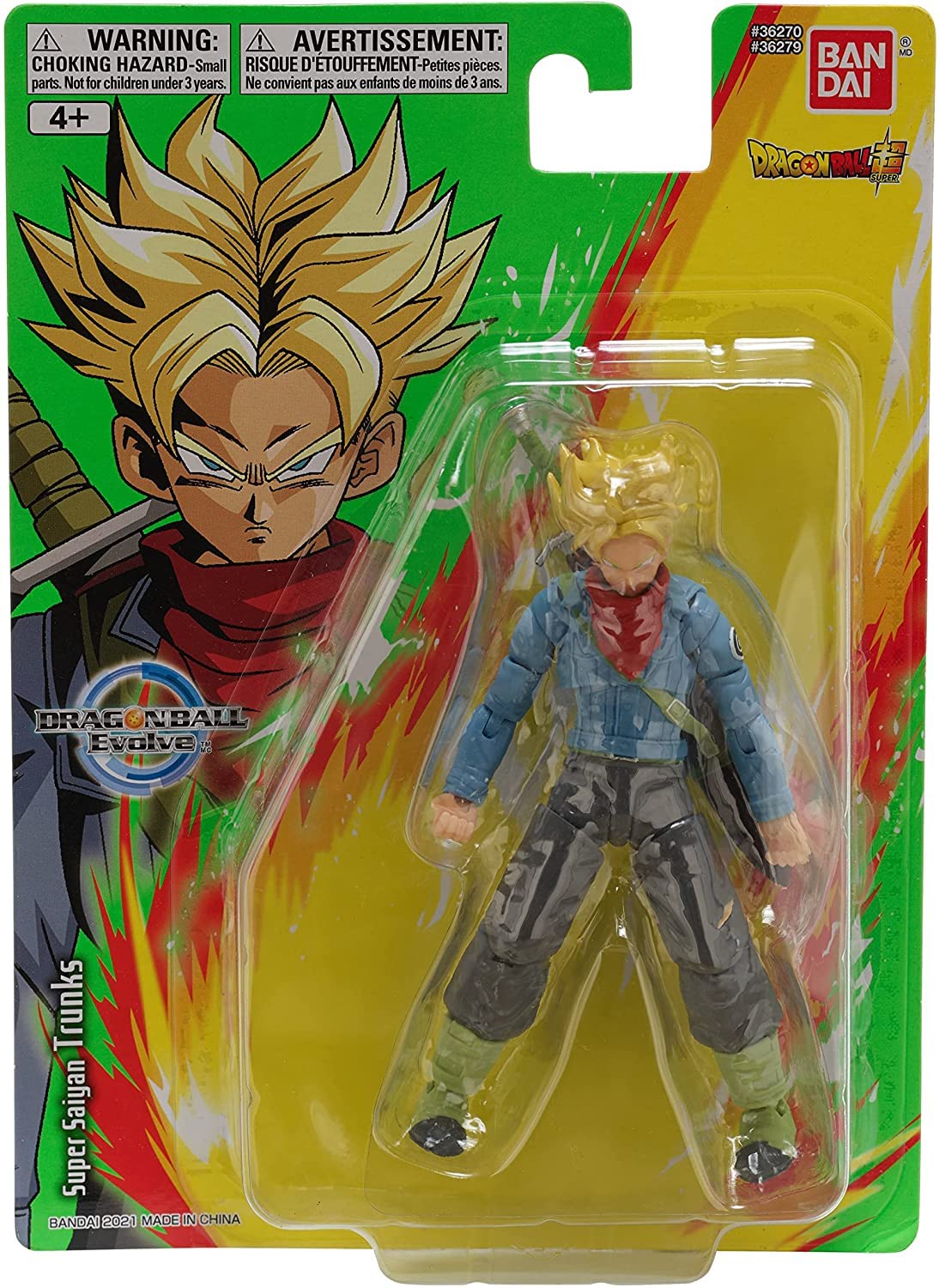 Dragon Ball Super - Evolve 5" Super Sayan Trunks Action Figure