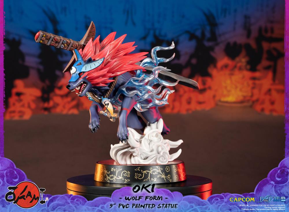 Dark Horse Comics Okami Oki Wolf Form 8.4-in Statue