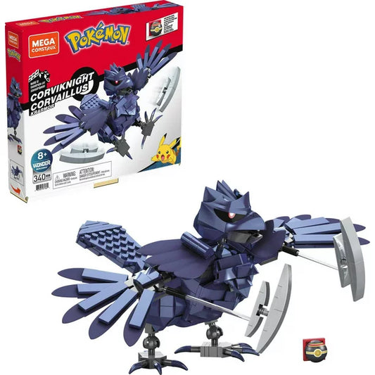 MEGA Pokemon Building Toy Kit Corviknight with 1 Action Figure 340pcs