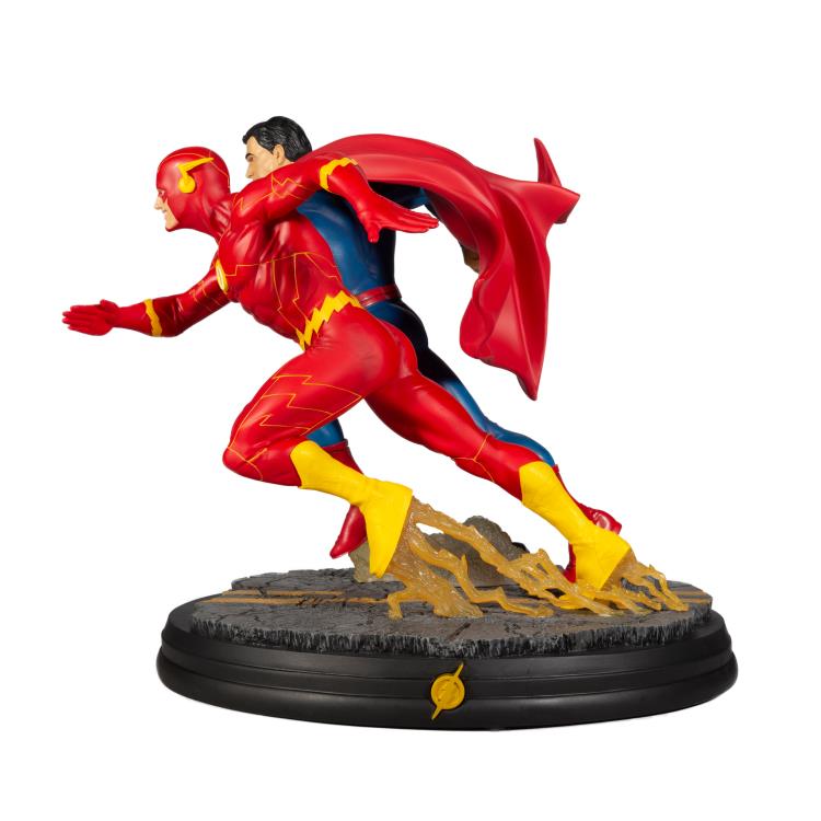 McFarlane Toys DC Direct Designer Series Superman VS The Flash Racing 1:8 Scale Statue