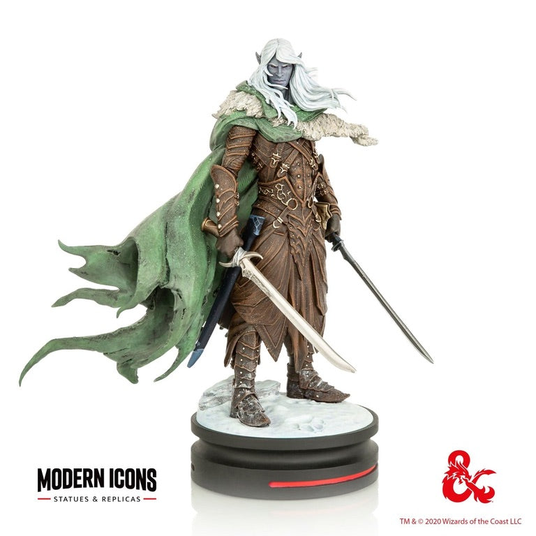 Modern Icons Dungeons and Dragons Drizzt Do'Urden Modern Icons Statue GameStop Exclusive