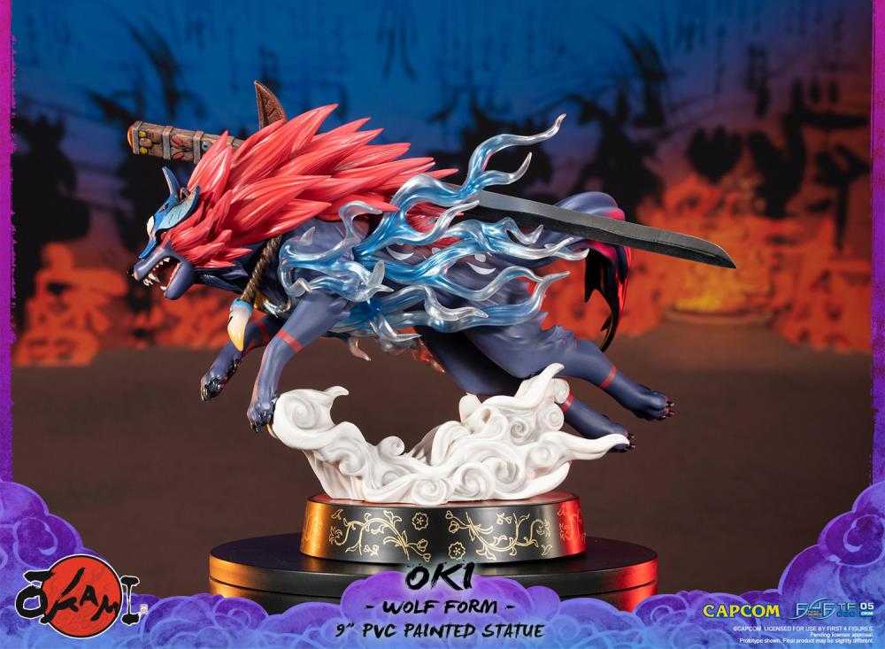 Dark Horse Comics Okami Oki Wolf Form 8.4-in Statue