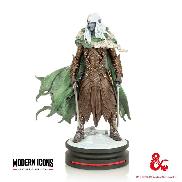 Modern Icons Dungeons and Dragons Drizzt Do'Urden Modern Icons Statue GameStop Exclusive