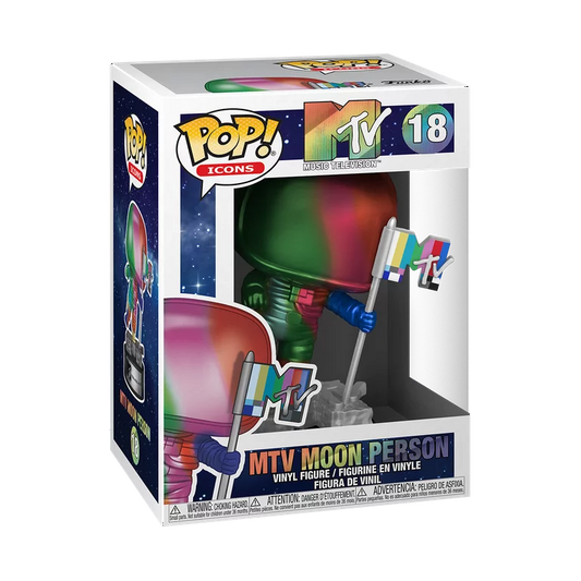 Funko POP! Ad Icons: MTV - Moon Person Vinyl Figure (Rainbow) #18