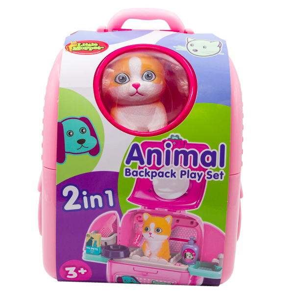 Little Moppet Backpack Play Set - Animals