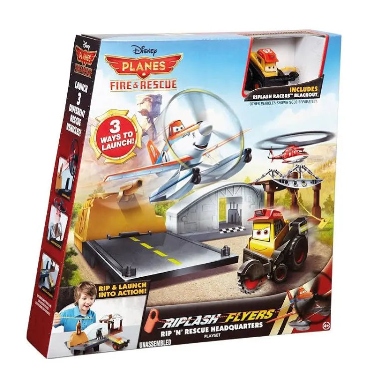 Disney Planes Fire & Rescue Riplash Flyers Rip 'N' Rescue Headquarters Play Set