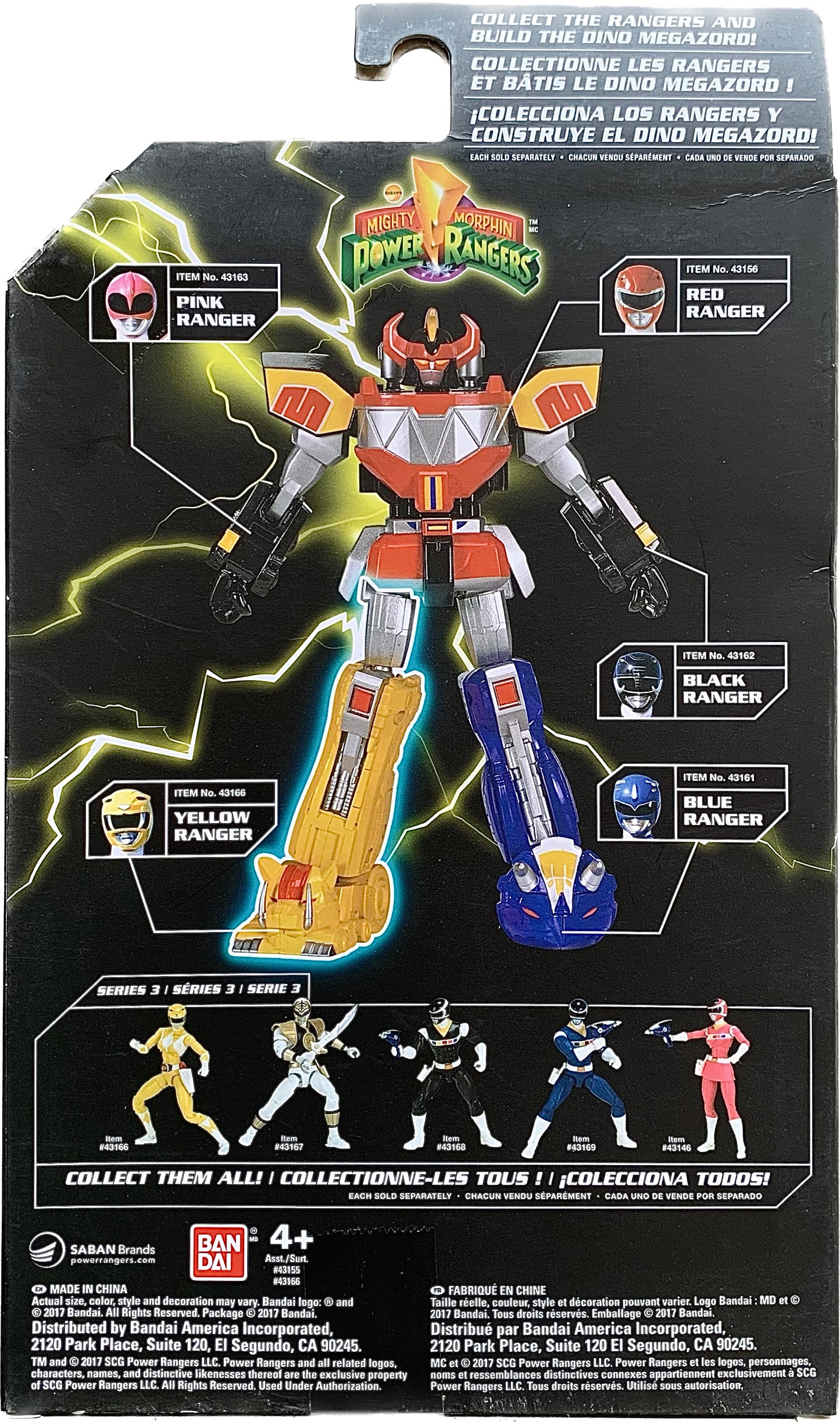 Power Rangers Mighty Morphin Legacy Collection Build A Megazord Yellow Ranger Action Figure