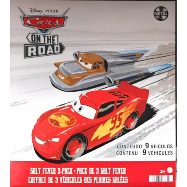 Disney Pixar Cars On The Road Salt Fever 9-Pack of 1:55 Scale Collectible Die-cast