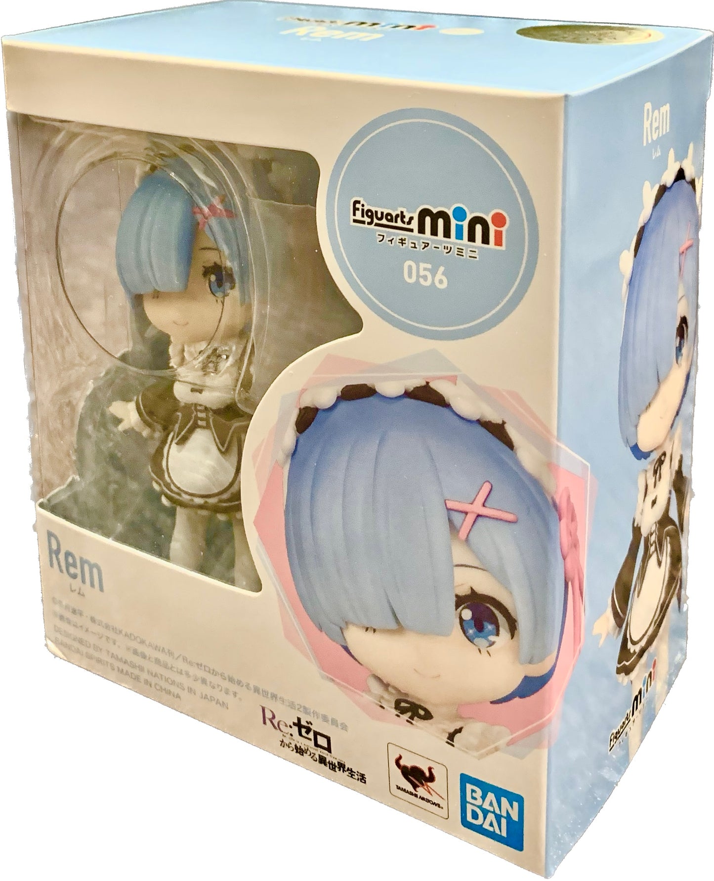 Bandai Figuarts mini Re:Zero -Starting Life in Another World Rem 4.5-In Statue