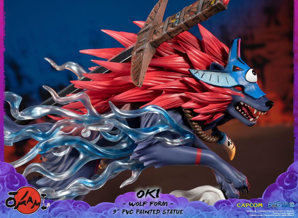 Dark Horse Comics Okami Oki Wolf Form 8.4-in Statue